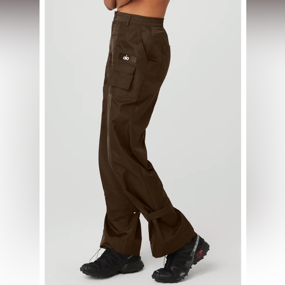 Alo Yoga Blaze Trouser Pant Espresso small